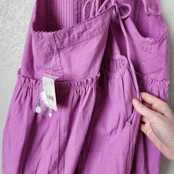 FREE PEOPLE Desert‎ Days mini dress in orchid size M NEW WITH TAGS - Picture 6 of 13